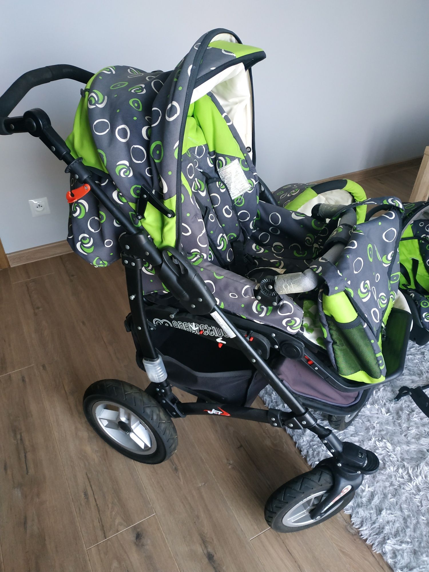 Wózek BabyActive Jet 3w1