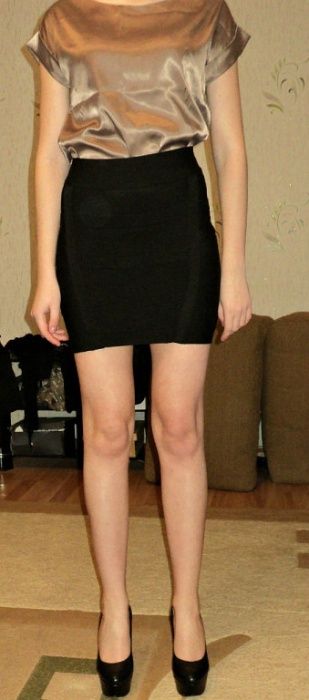 Юбка HERVE LEGER бандажная