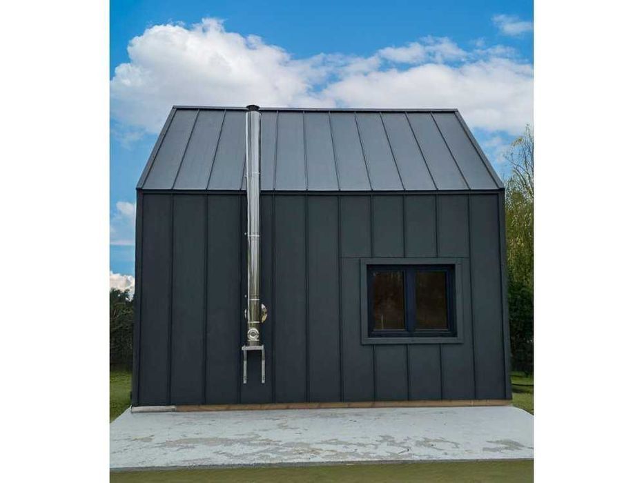 DOMEK DREWNIANY, Nowoczesna Stodoła 5x7, pełne doposażenie, na gotowo!