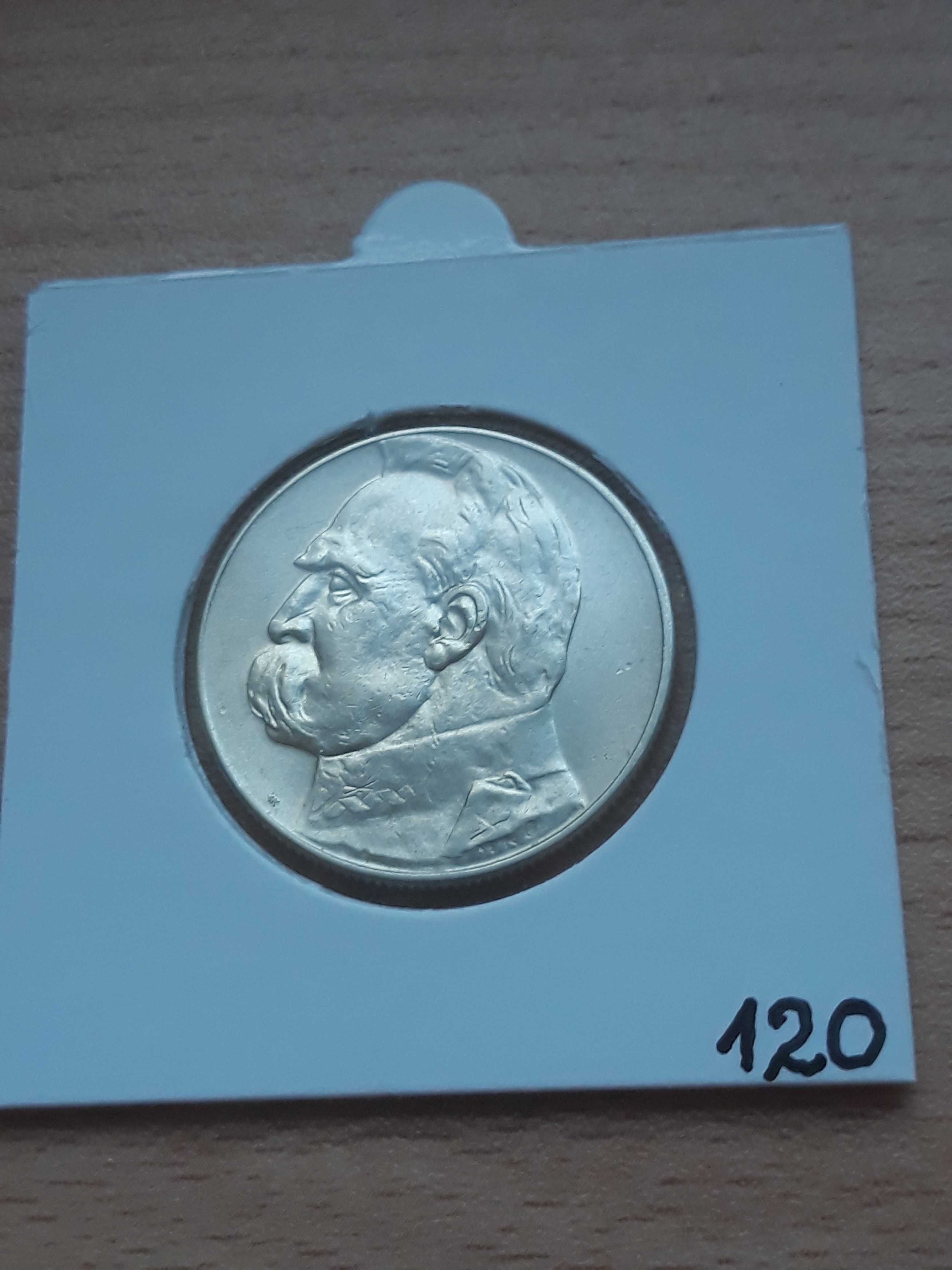 Moneta 5zł Piłsudski 1934 - srebro monety 2 RP ( II RP nr.63/5)