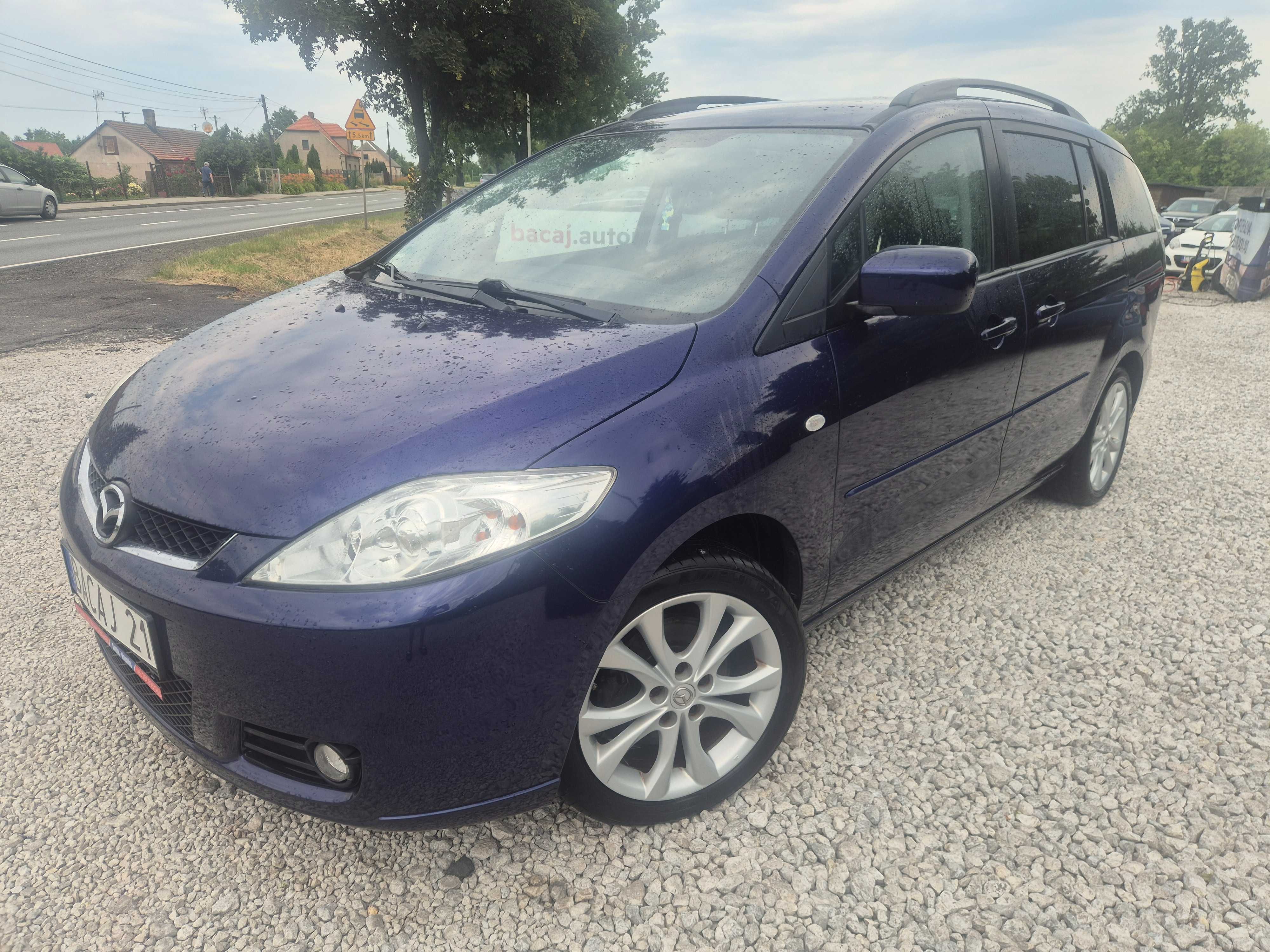 MAZDA 5 Z 2007 STAN Perfekcyjny 0 korozji 1.8 7-Osobowy Klima Sprawna