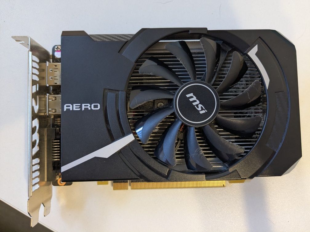 Karta graficzna GTX 1050 Ti 4GB MSI Aero HDMI DP sprawna