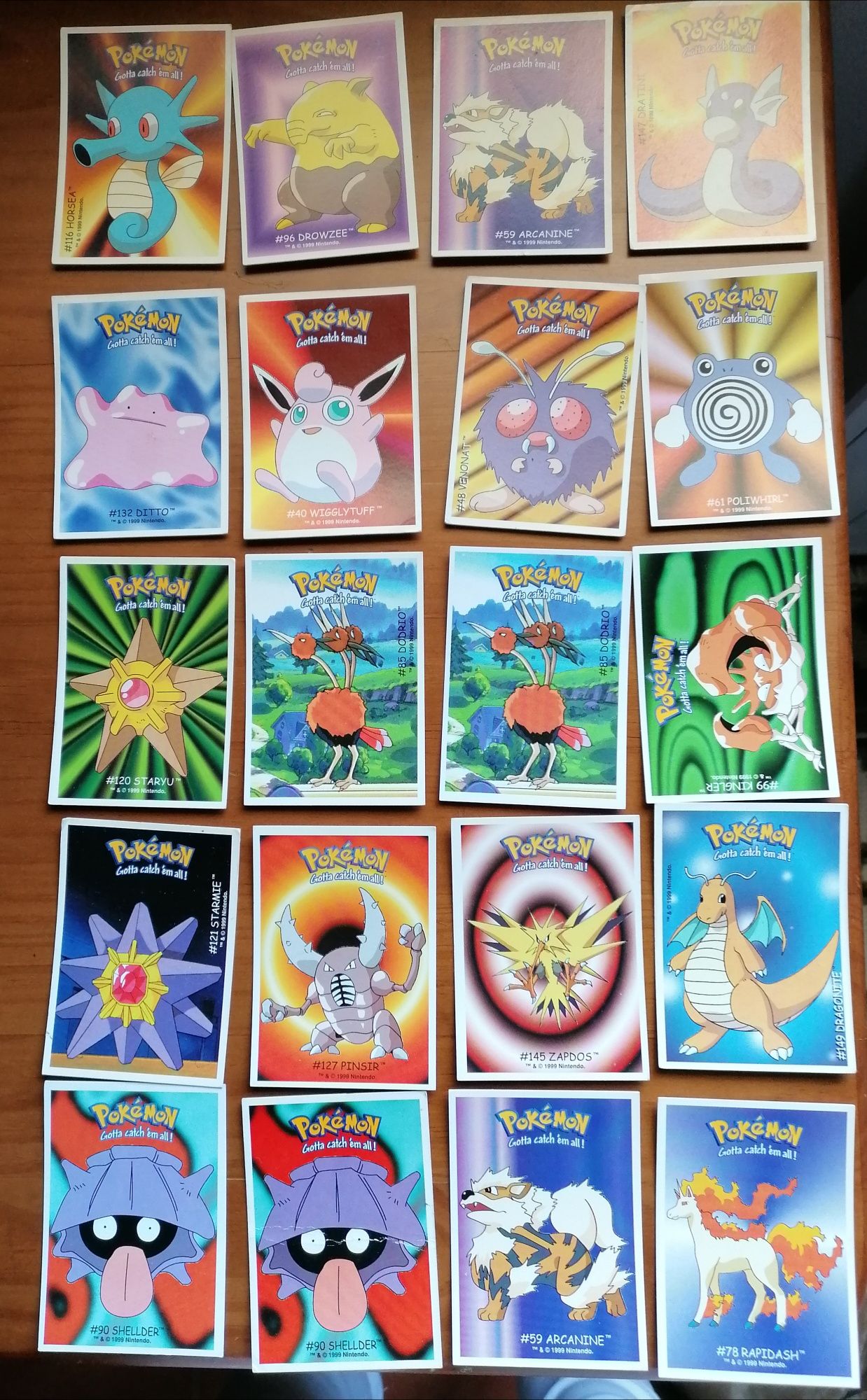 Cromos/Cartas Pokémon