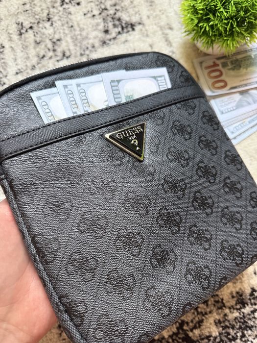 ‼️Сумка чоловіча через плече Guess Vezzola Cross Body, Сумка гуес