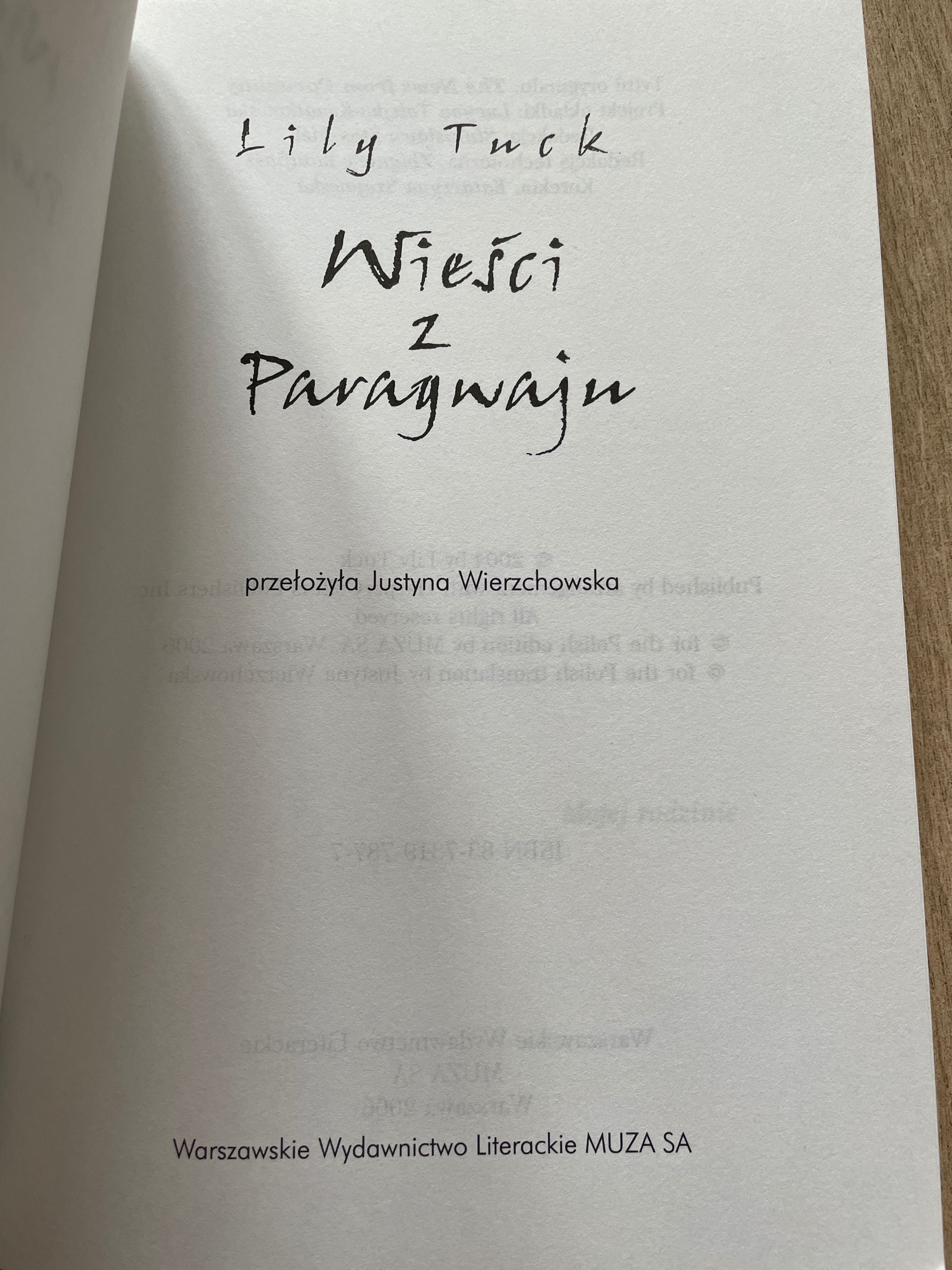 książka: Wieści z Paragwaju - Lily Tuck