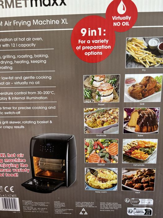 Frytownica beztluszczowa Air fryer 12l nowy