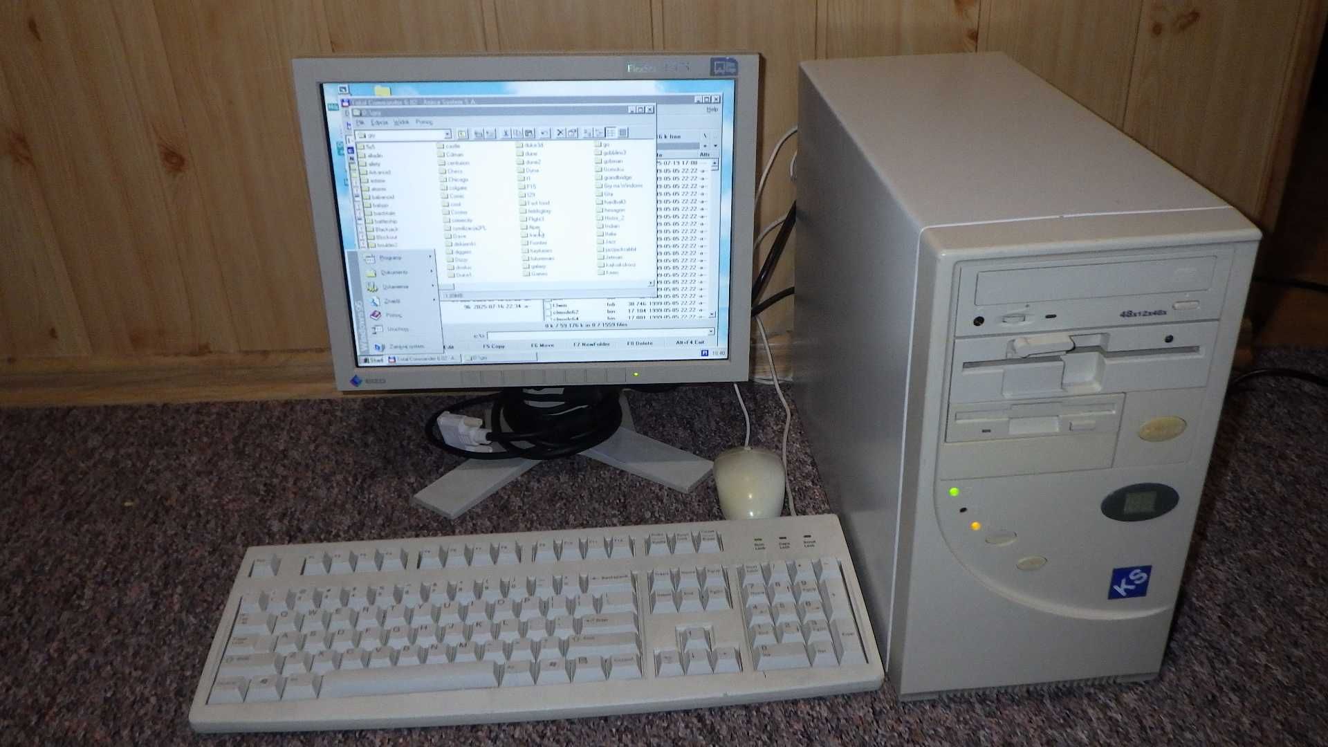 3x zabytkowy retro komputer AT Optimus SA 386, 486, Pentium 1 166MHz