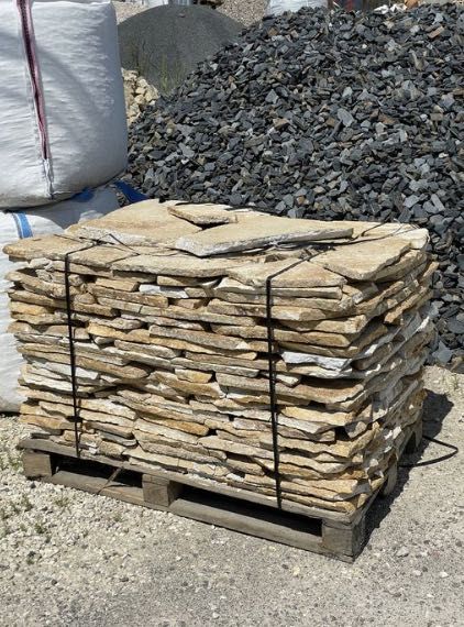 Łupek Naturalny Złoty Akwarium Okładzina Kaskady Elewacje