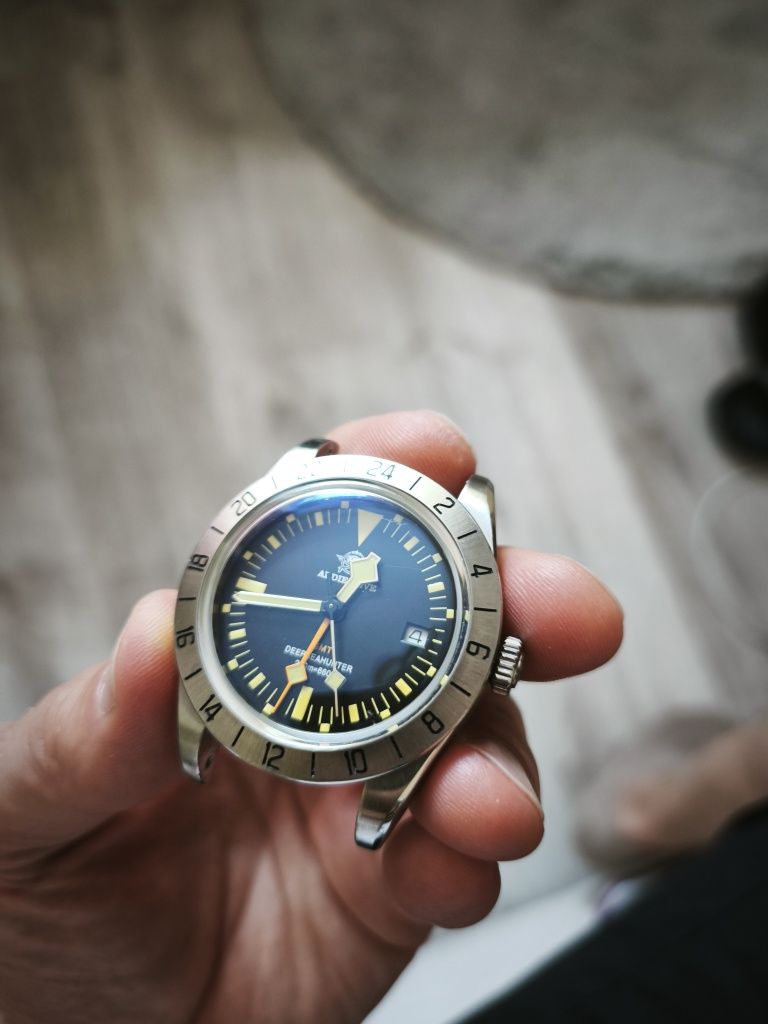 Zegarek męski Addiesdive AD2036 GMT Ronda