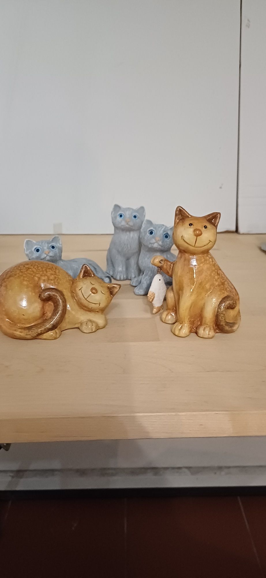Gatos figuras decorativas