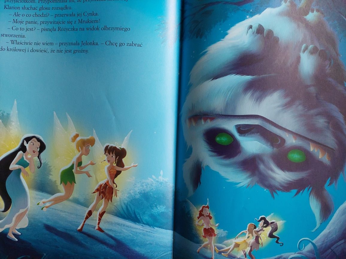 Książka z serii Disney Wróżki: Dzwoneczek i Bestia z Nibylandii