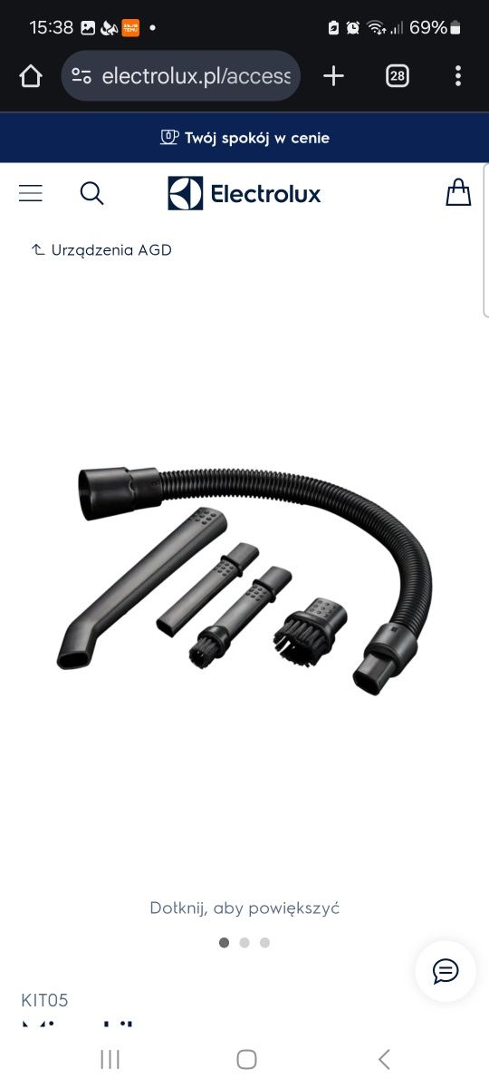 Dysza Electrolux KIT 05 zestaw nowy