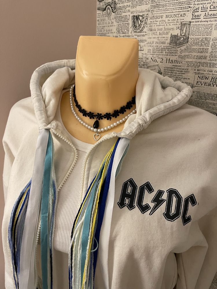ACDC bluza rozpinana z kapturem unikatowa oryginalna