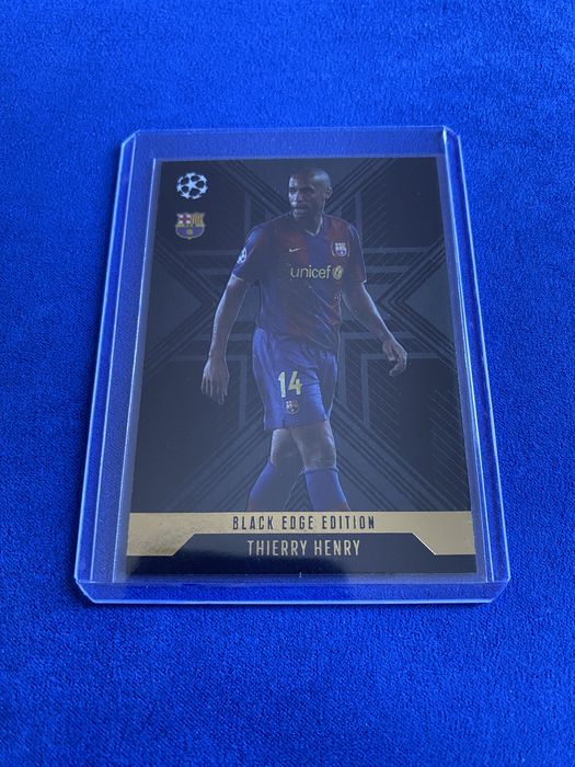 Thierry Henry Black Edge Edition Carta Match Attax Extra Topps
