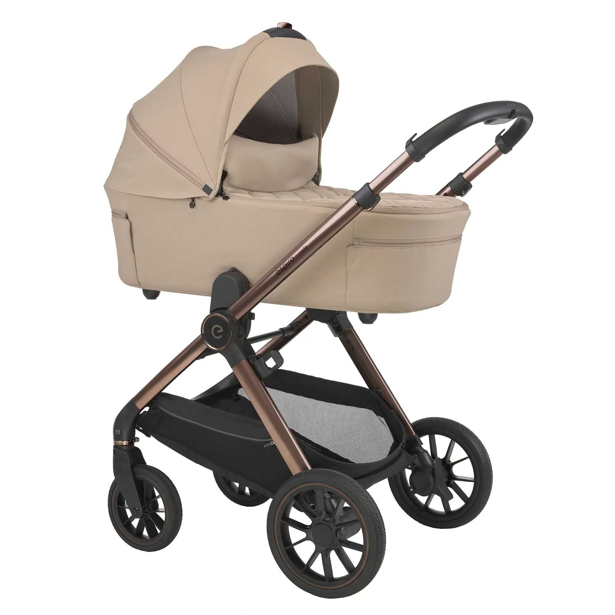 Espiro Code 19 Loving Beige Wózek Wielofunkcyjny 2w1 Automatyczny NOWE