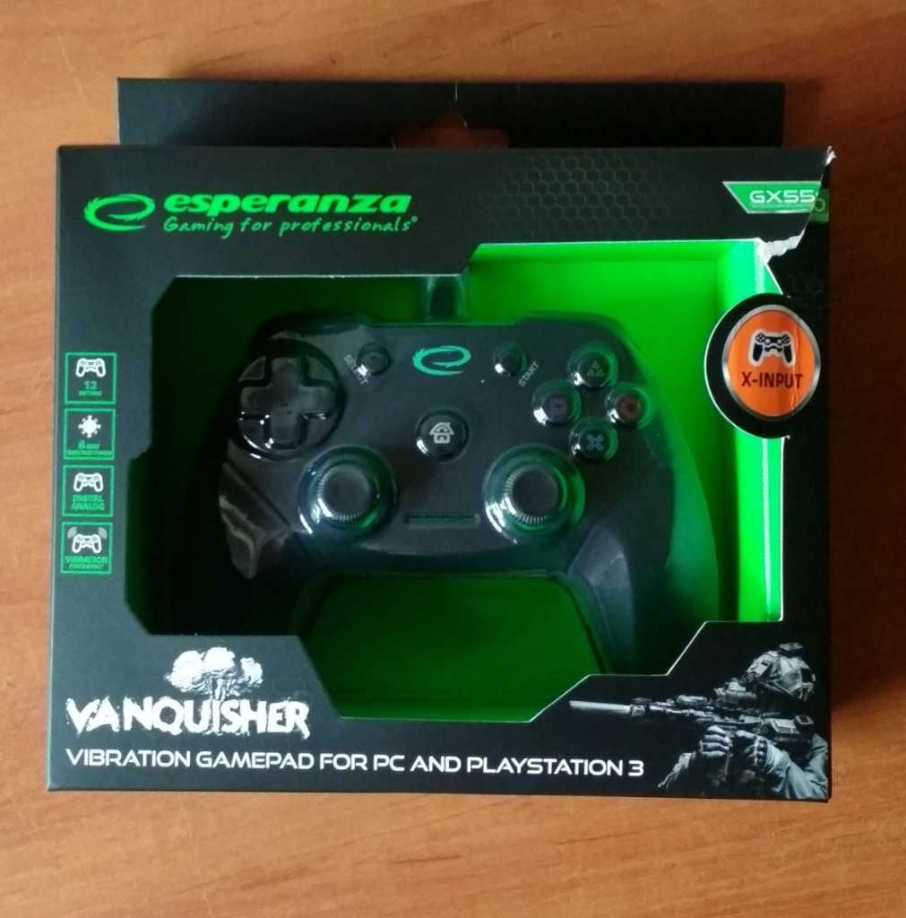 GAMEPAD PC/PS3 USB Esperanza  Vanquisher EGG110K NOWY