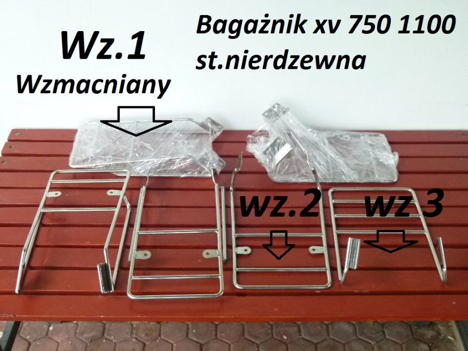 Bagażnik yamaha virago xv 750 xv 1100 standard