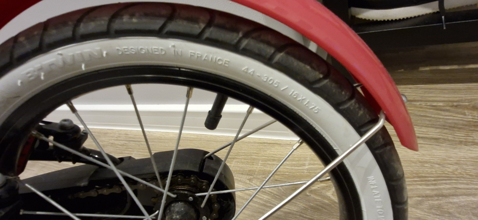 Rower dziewczęcy BTWiN Decathlon 16 cali