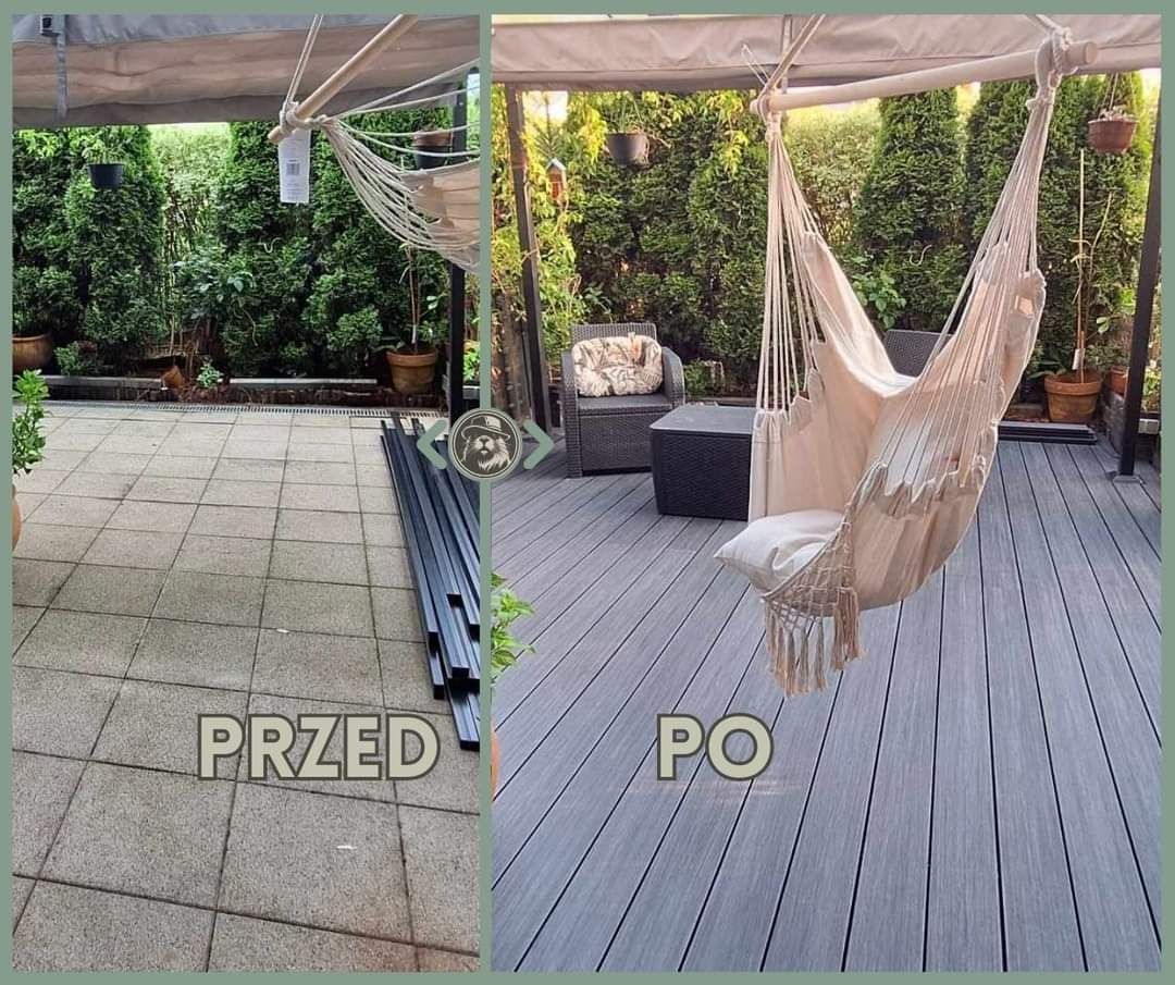 Taras z drewna tarasy drewniane i kompozytowe z montażem kompozyt