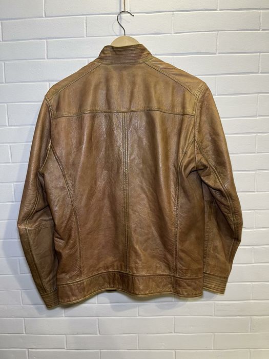 Шкіряна куртка Hugo Boss чоловіча оригінал