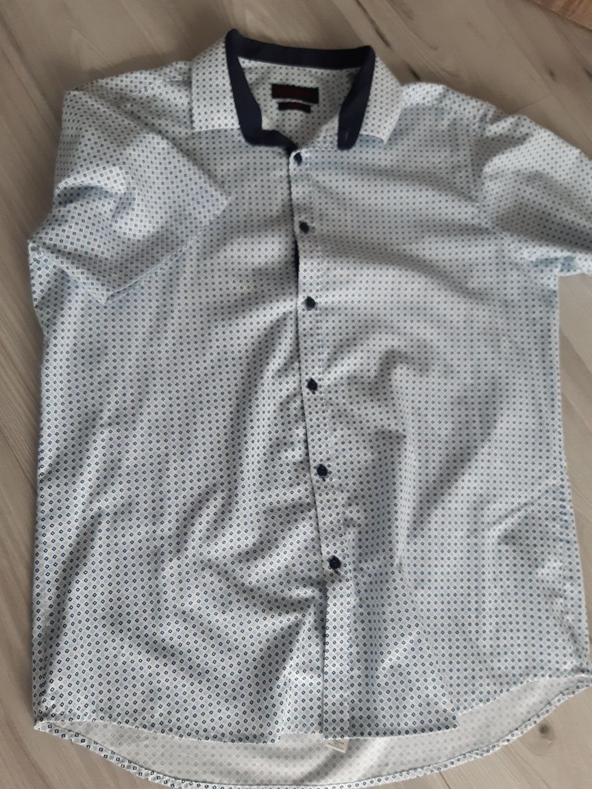 Koszula męska krótki rękaw 40/42