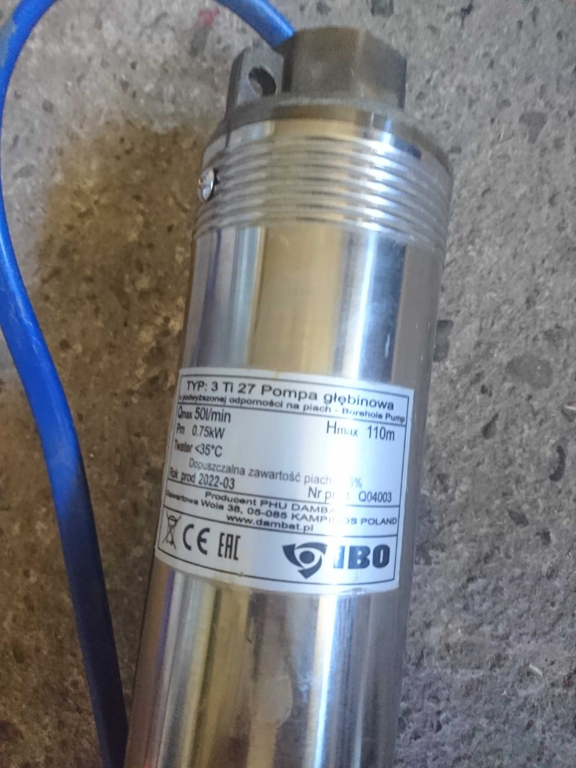 Pompa glebinowa ibo 3