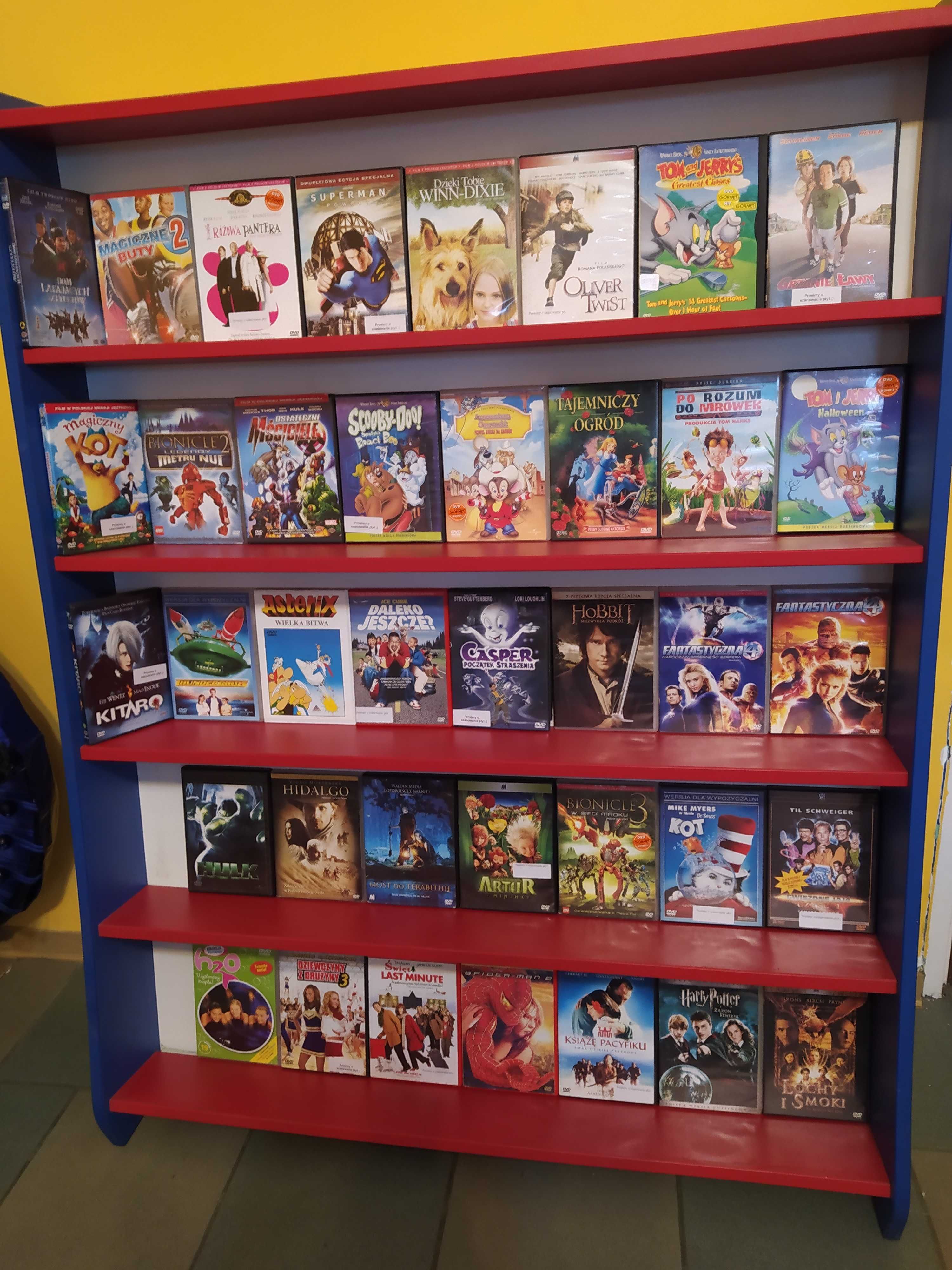 kolekcja bajek i filmów dziecięcych Disney Warner itp na DVD 230szt