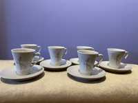 6 Chávenas café Spal 4 seasons Inverno Neodoce Ramazzotti Porcelana