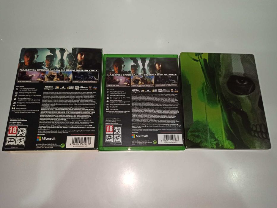 xbox one CALL OF DUTY MODERN WARFARE II PL + steelbook