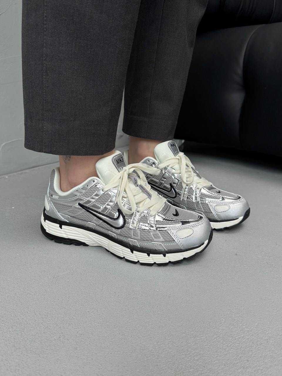 Кросівки Nike P-6000 Silver Classic premium
