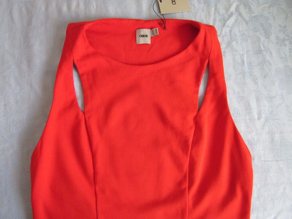 Asos czerwona sukienka L XL
