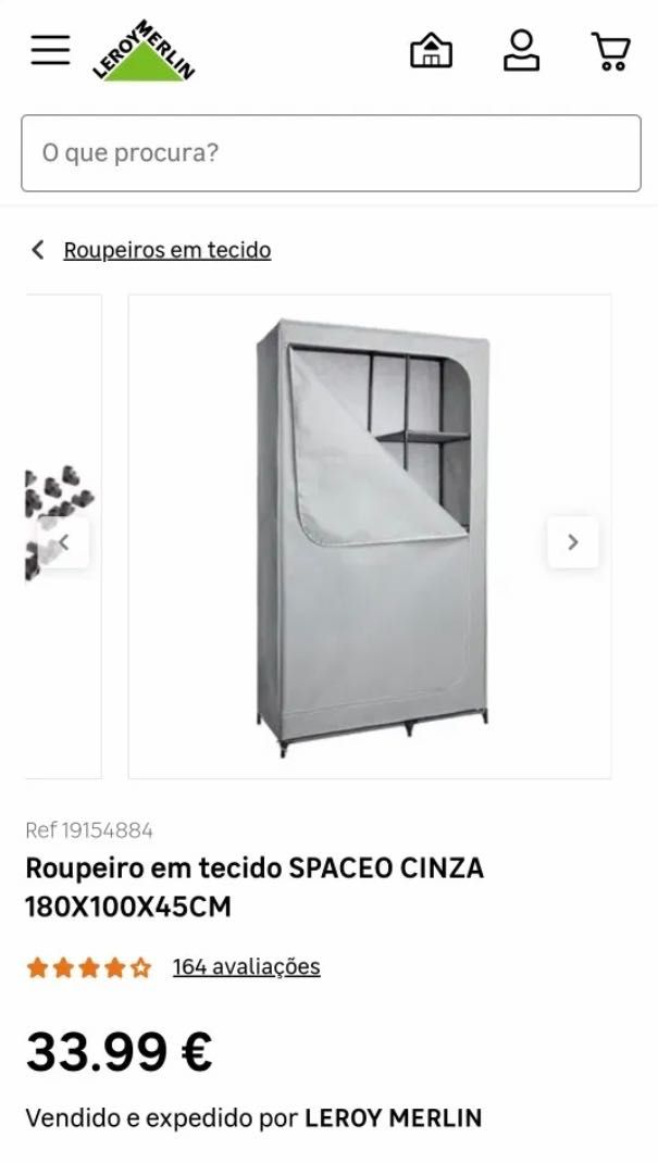 NOVO Roupeiro desmontavel/portatil