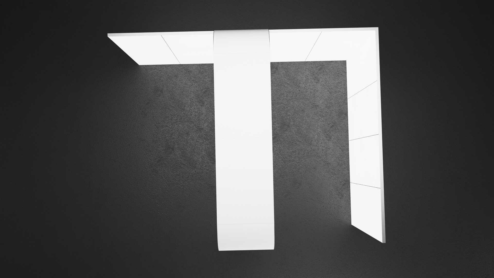 Stoisko targowe modułowe podświetlane LED - typu premium 500x400x300cm