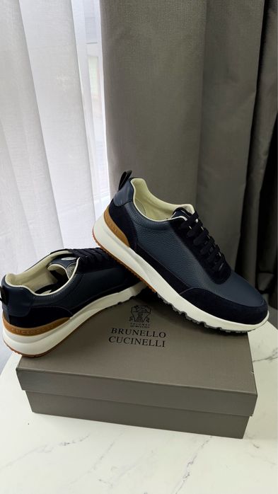 Кросівки Brunello Cucinelli. Колір синій. Розмір:43/44