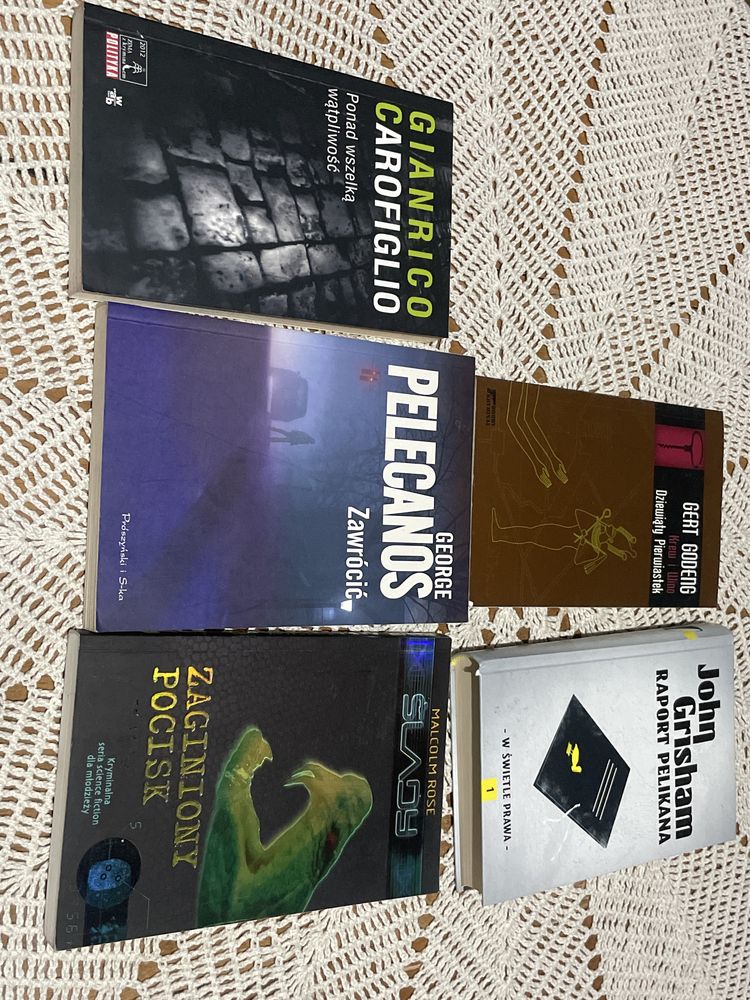 Thriller kryminał zestaw paka książek