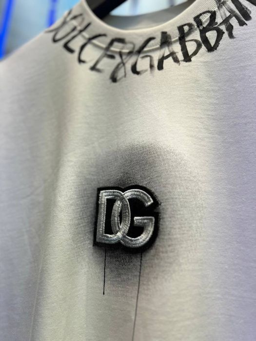 DOLCE GABBANA made in italy футболка мужская оверсайз оригинал унисекс