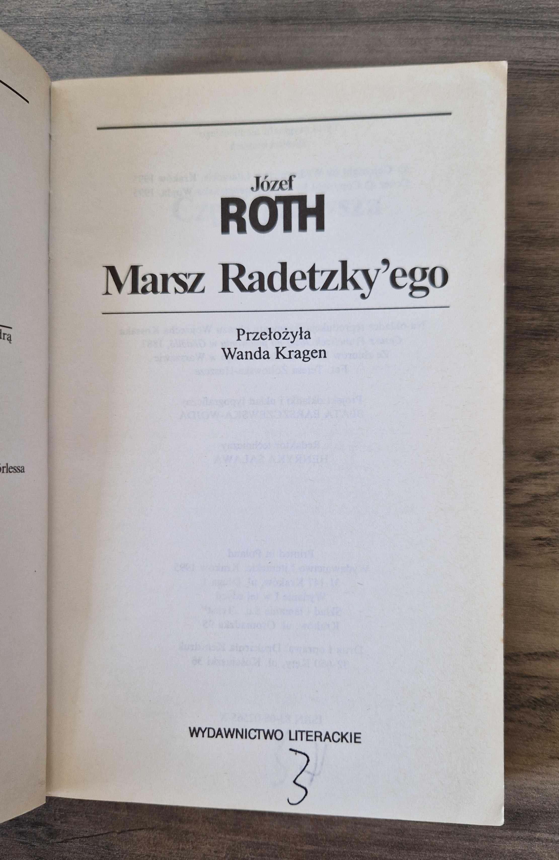 Marsz Radetzky'ego Józef Roth