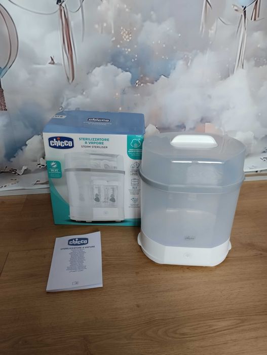 Sterylizator elektryczny Chicco duży cichy pojemny modułowy