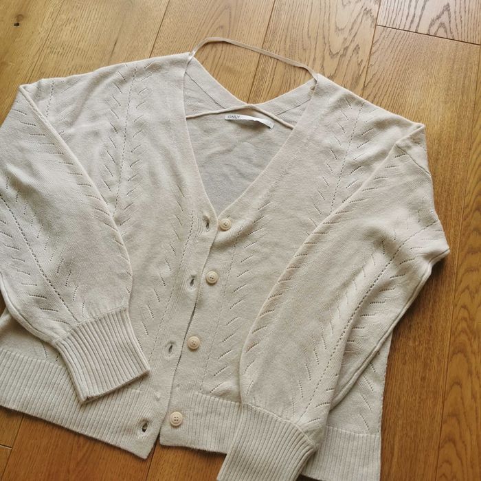 Sweterek kremowy, rozmiar S, only