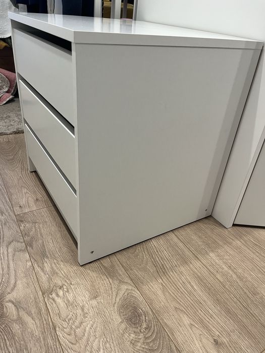 Módulo 3 gavetas branco