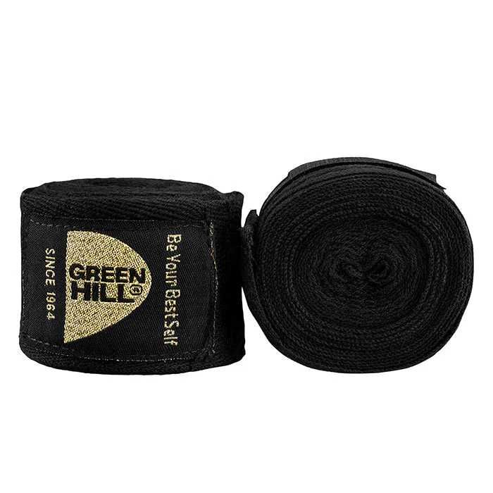 Бинты боксерские хлопок 4,5м (неэластичные) Green Hill