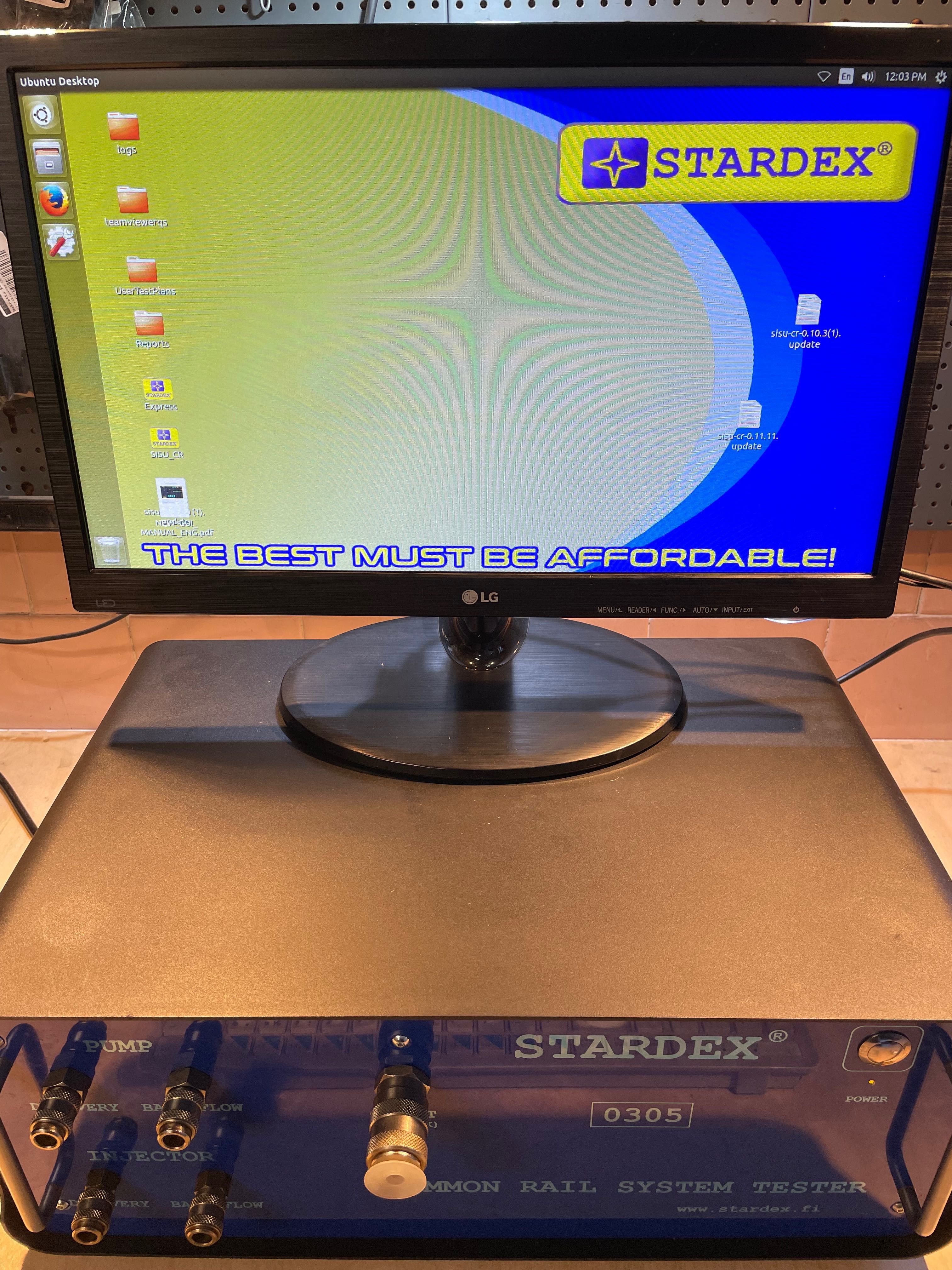 Stół probierczy STARDEX 305 Tester wtryskiwaczy