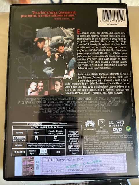 Jennifer 8 com Andy Garcia