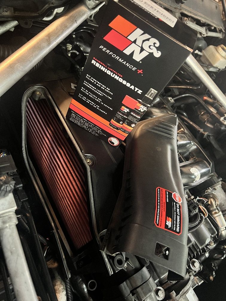 Filtro ar K&N + kit limpeza m57
