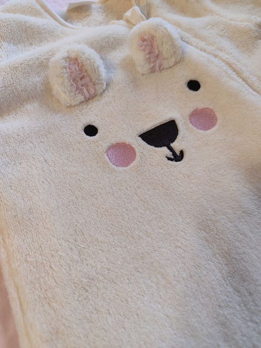 Теплий ромпер чоловічок комбінезон Next, 0-3 місяців 62 розмір