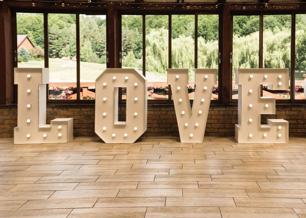 Napis MIŁOŚĆ | LOVE | KSIĘŻYC | BARMIX | Ciężki dym | Iskry na Wesele!