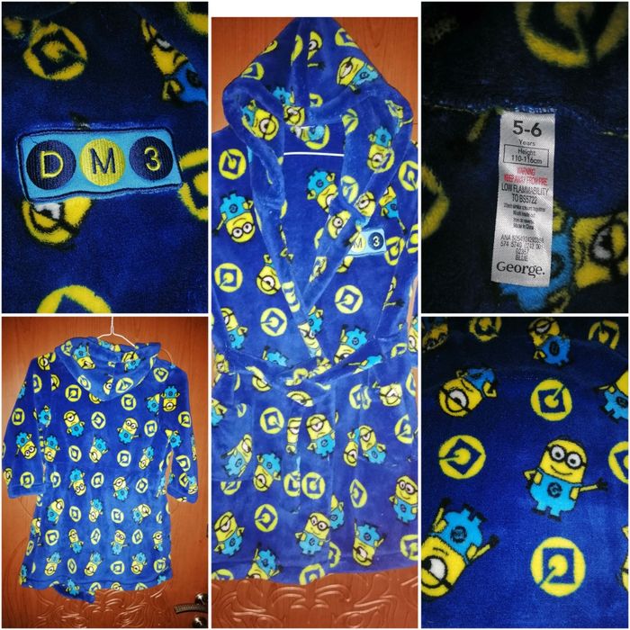 Детский халат Mincraft. Spider-man. Миньоны. StarWars. Playstation.