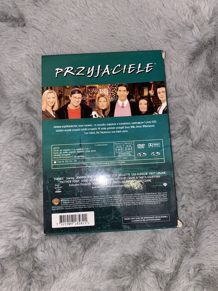 Przyjaciele plyty dvd sezon 6