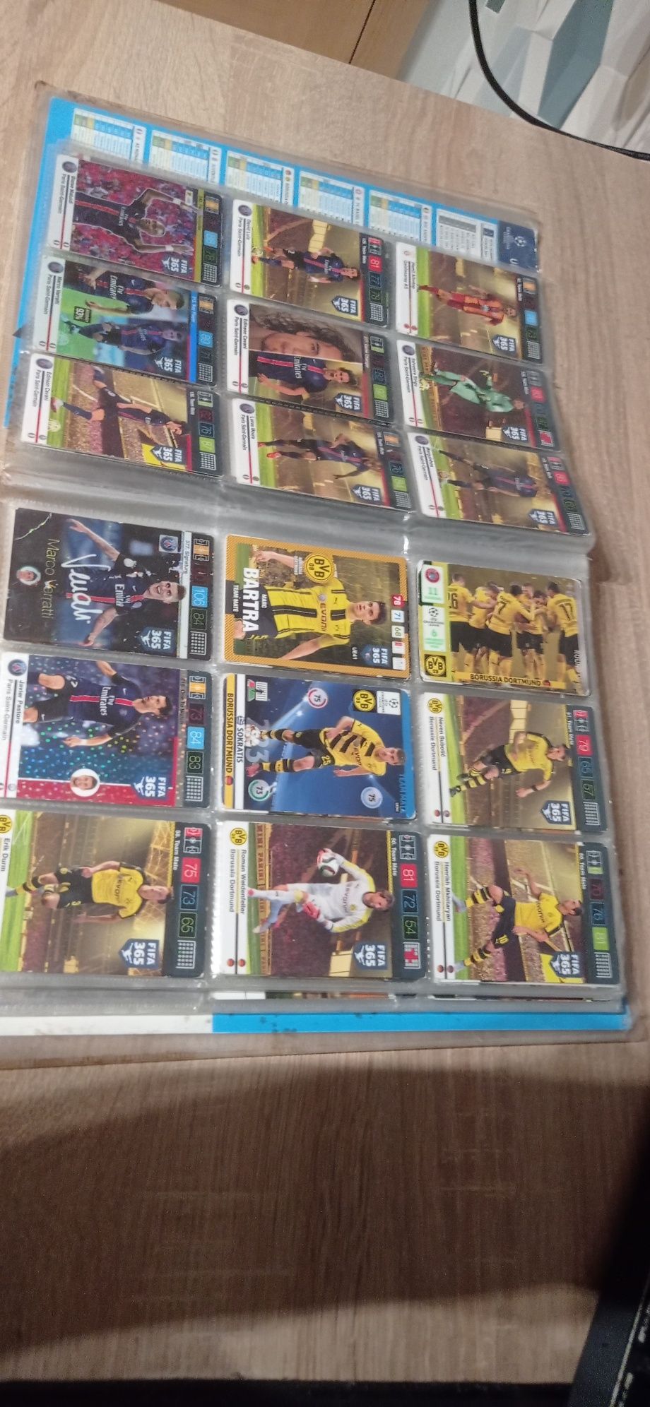 Album kart piłkarskich 2014,2015,2016