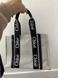 Torebka torba szara czarna shopper